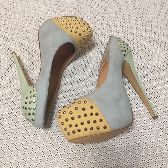 Penny Sue | Blue Studded Stilettos the shoe guru - Picture 7 of 8